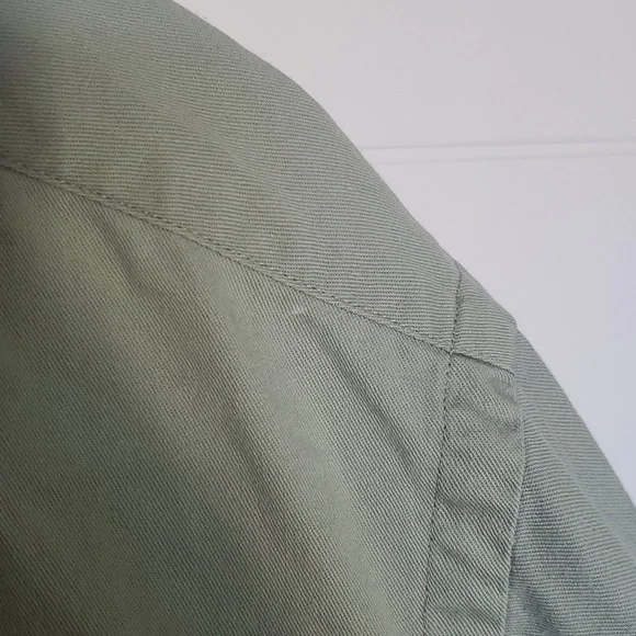 Ralph Lauren Size L Olive Green Button Down Shirt - Picture 6 of 8